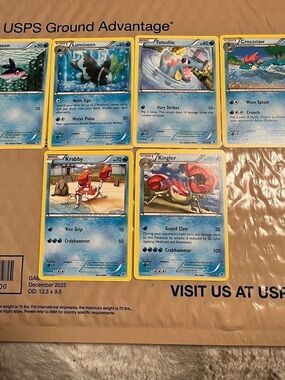 Pokémon Trading Cards 6-Card Lot
